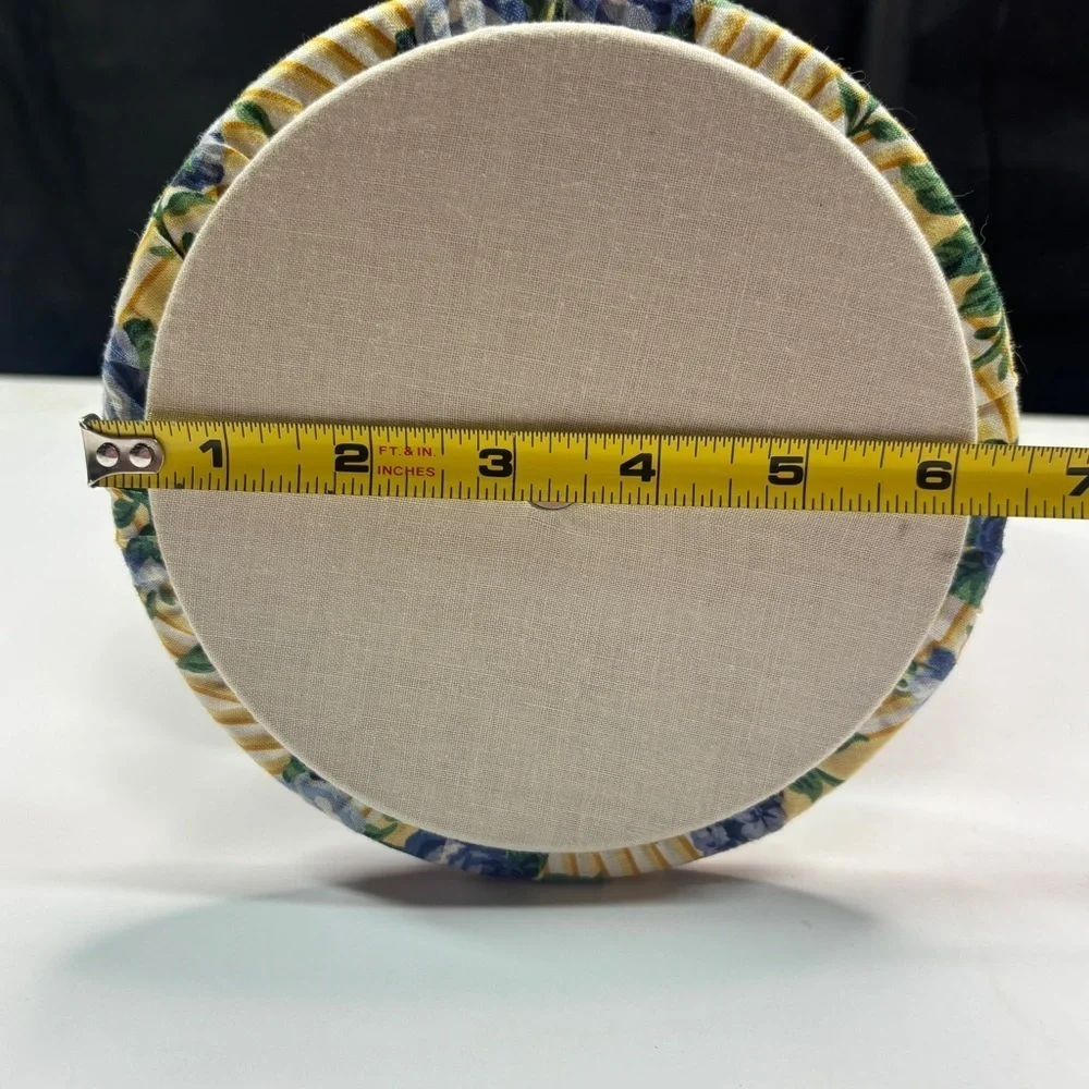 Longaberger Fabric Lid-Small Fruit Basket-Rose Trellis